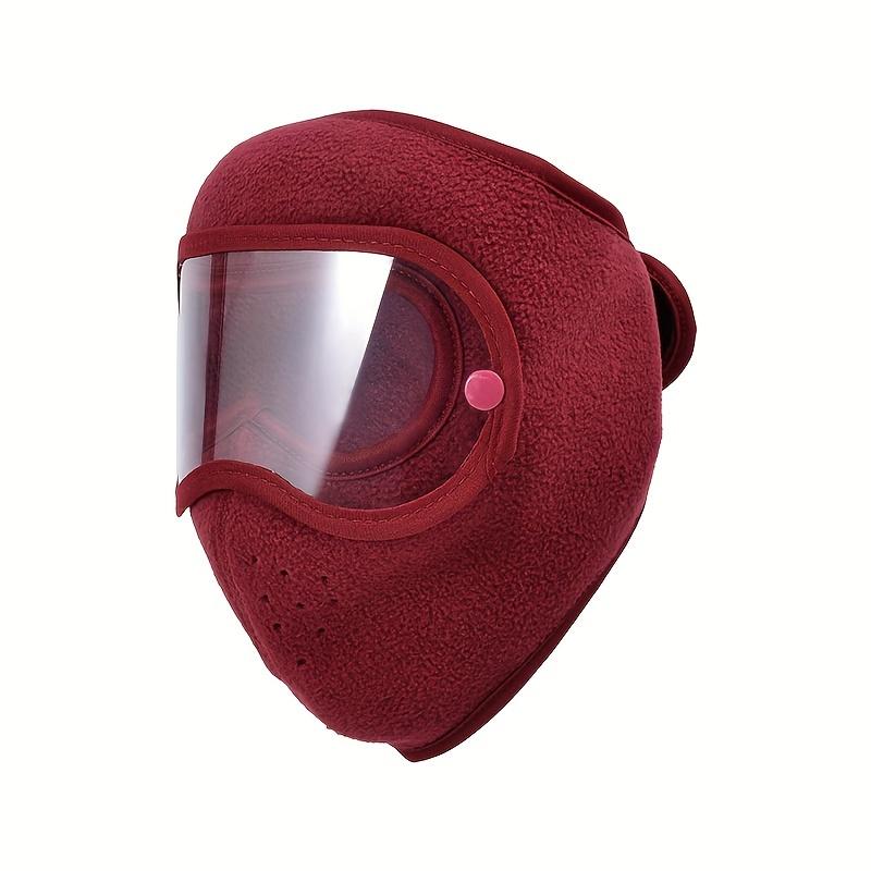 [Customer Favorite] Windproof HD Goggles & Anti-Fog Face Mask Set - Winter Warm Full Coverage for Outdoor Cycling, Skiing | Breathable Dustproof with Clear Eye Shield