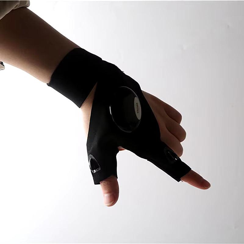 Flashlight Glove for Fishing - Perfect for Nighttime Fishing and working in small dark places