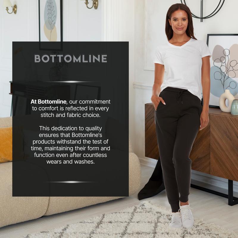 BottomLine 3 Pack Sweatpants Women, Comfortable Womens Sweatpants, Fleece Womens Joggers (Available in Plus)