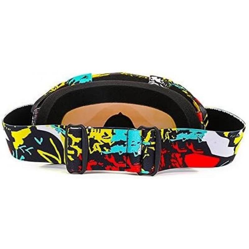 Zsling OTG Ski Snow Goggles, UV Protection Anti Fog Snowboard Goggles for Men Women Youth