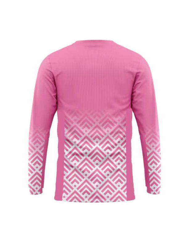 Sporty Women's Bird & Geometric Print Long Sleeve Cycling Tee, Tops for School, Gym Clothing, Workout Tops, Sport Breathable Quick Drying Round Neck Tee for Outdoor Cycling, Ladies Sportswear for All Seasons