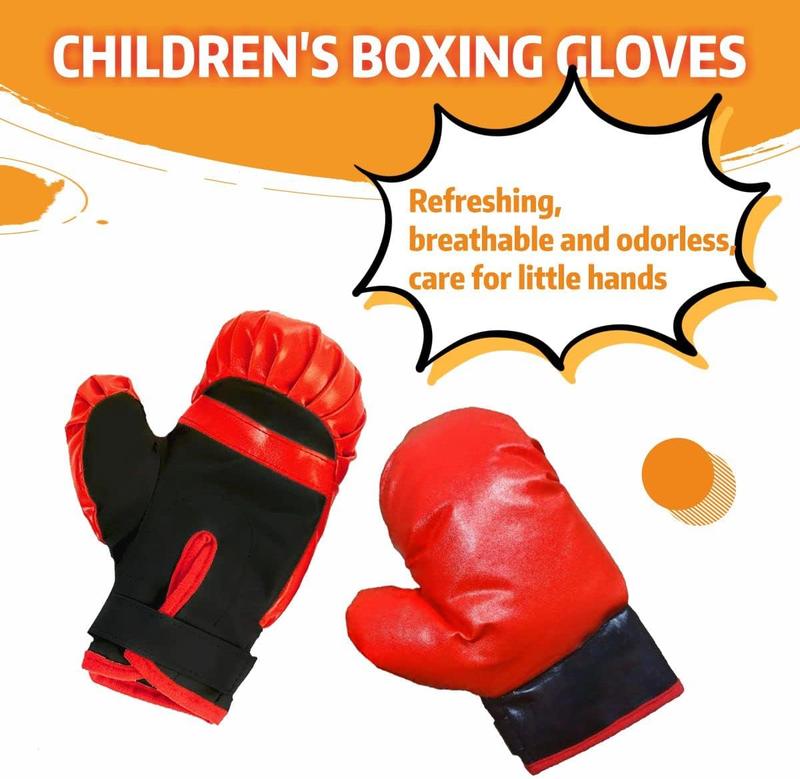 Punching Bag for ,  Boxing Bag with Stand, 3 4 5 6 7 8 9 10 Years Old Adjustable  Punching Bag, Boxing Equipment with Boxing Gloves, Boxing Set as Boys & Girls Toys Gifts