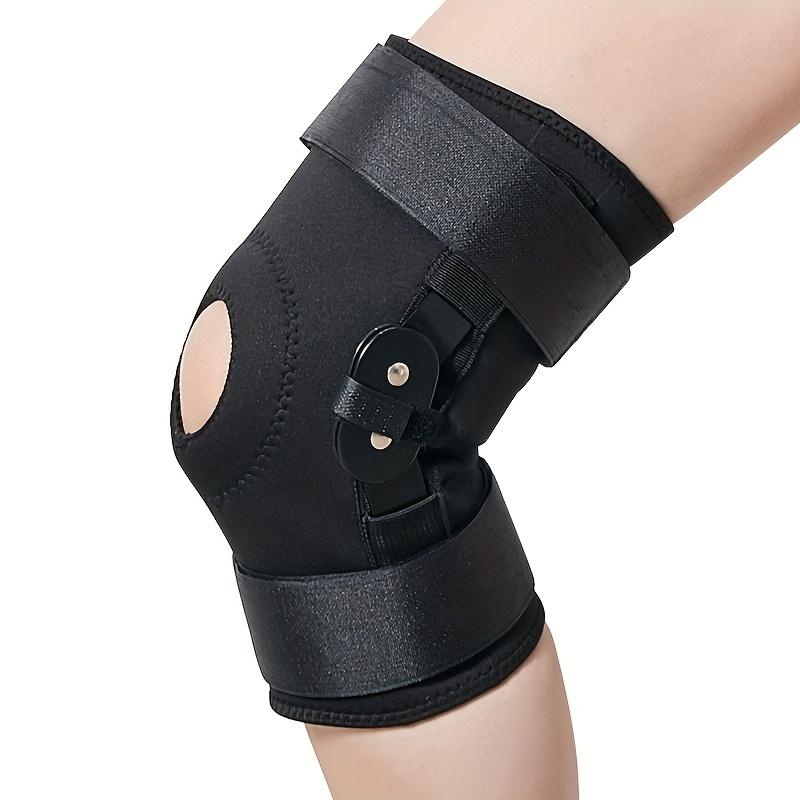 1pc Knee Brace With Steel Plate Support, Double-strap Knee Joint Protector For Rehabilitation, Leg Protector, Prevent Joint Movement! Order A Size Up!