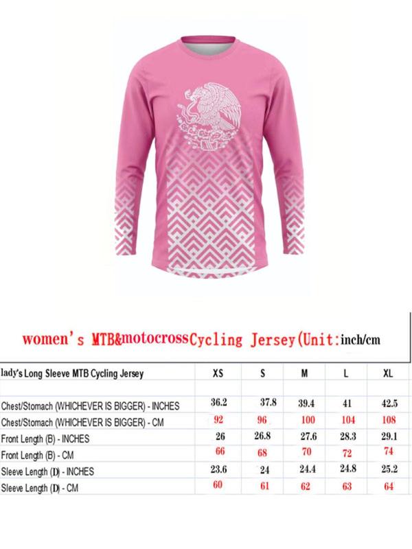 Sporty Women's Bird & Geometric Print Long Sleeve Cycling Tee, Tops for School, Gym Clothing, Workout Tops, Sport Breathable Quick Drying Round Neck Tee for Outdoor Cycling, Ladies Sportswear for All Seasons