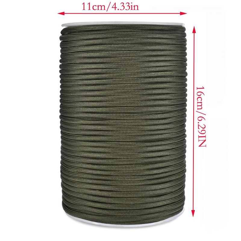 12-strand Multifunctional Paracord, 1 Count Utility Tactical Parachute Cord, Outdoor Camping Tent Rope, Climbing Accessories