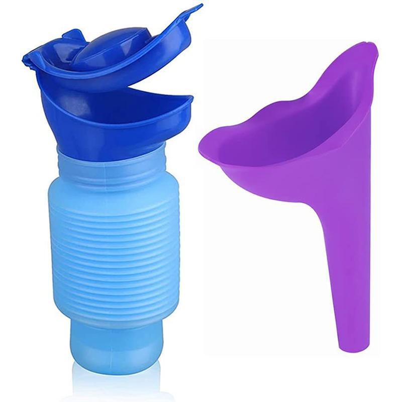 Outdoor Portable Urinal, Adult Urinal, Portable Urinal for Outdoor Camping Travel, Mini Toilet Travel Camping Toilet Tool, Solocamping, Bikepacking, Glamping, Christmas Gift