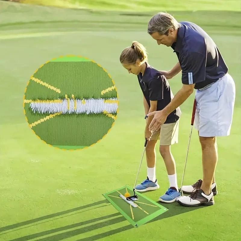 Golf Putting Practice Mat, 1 Set Golf Putting Training Mat, Golf Training Aid Equipment for Indoor Outdoor Use