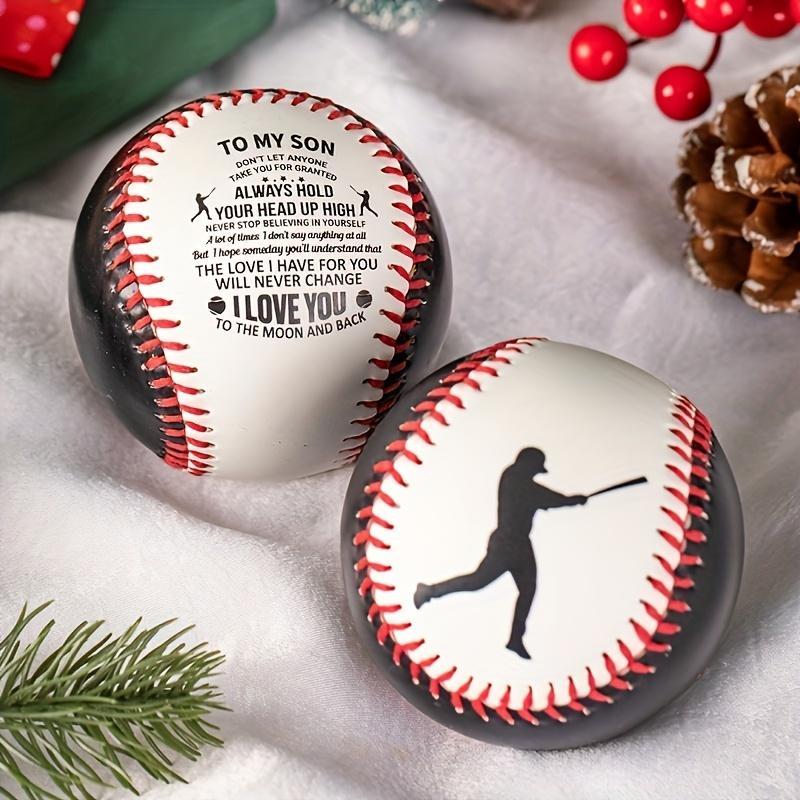 Inspirational Words Pattern Baseball, Creative Simple Durable to My Son Themed Baseball, Ball Sports Equipment Supplies, Gift for Son