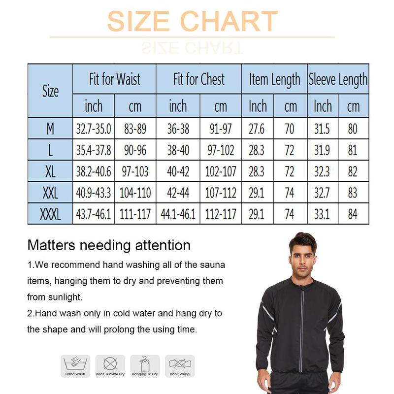 Men's Silver-Coated Sauna Suit Designed for Intense Workouts, featuring White-Trimmed Zipper Long Sleeves, Reflective Silver Accents, and Optimal Heat Retention for Accelerated Weight Loss and Comfort in Motion