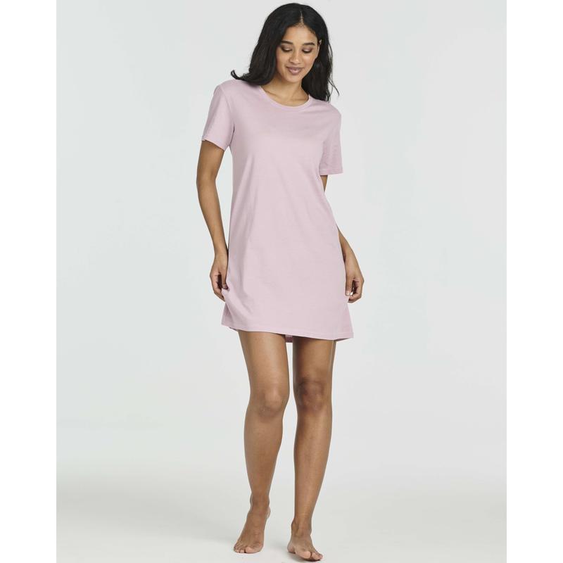 Real Essentials 3 Pack: Women's Cotton Short Sleeve Nightgowns Sleepshirt Nightshirt (Available In Plus Size)