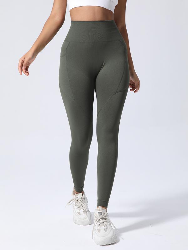 Leggings for Women - High Waisted Yoga Pants with Pockets Black Leggings Women Full Length