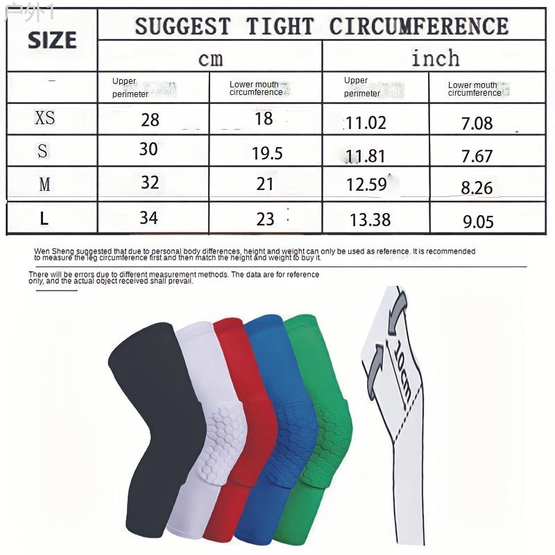 Premium Comfort Knee & Elbow Pads - Soft Honeycomb Design for Enhanced Compression, Shock Absorption, and Protection - Ideal for Basketball, Baseball, Football, Volleyball, Wrestling, Cycling, and Contact Sports Enthusiasts!