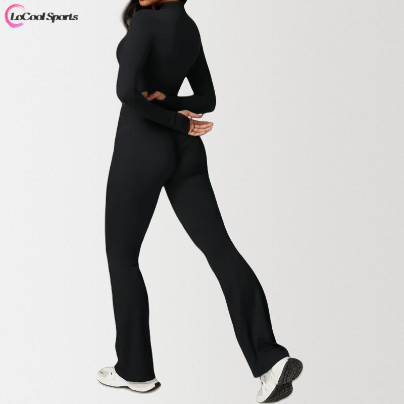 Women's 3-Piece Activewear Set - High Elasticity, Wear-Resistant Sportswear for Yoga Stylish and Versatile Workout Outfit for Fall and Winter flexible gym outfit flexible gym outfit flexible gym outfit