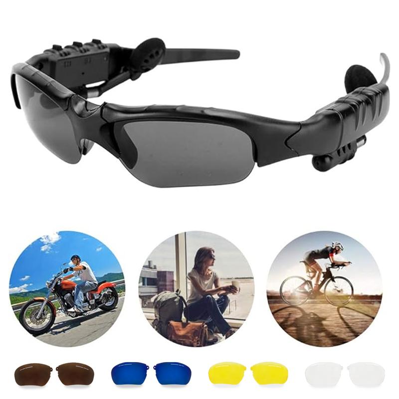 Smart Sport Sunglasses for Fall Wireless Bluetooth 5.0 Music Headphones Sunglasses Enhanced UV Protection or Listening To Music & Calling for Sports, Outdoor, Driving & Cycling