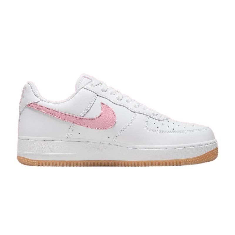 Men's Nike Air Force 1 Low Retro White Pink-Gum Yellow (DM0576 101)