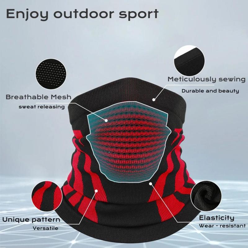 Winter Neck Warmer Gaiter Lightweight Balaclava Windproof Breathable Face Mask for Ski Snowboard Outdoor Sports