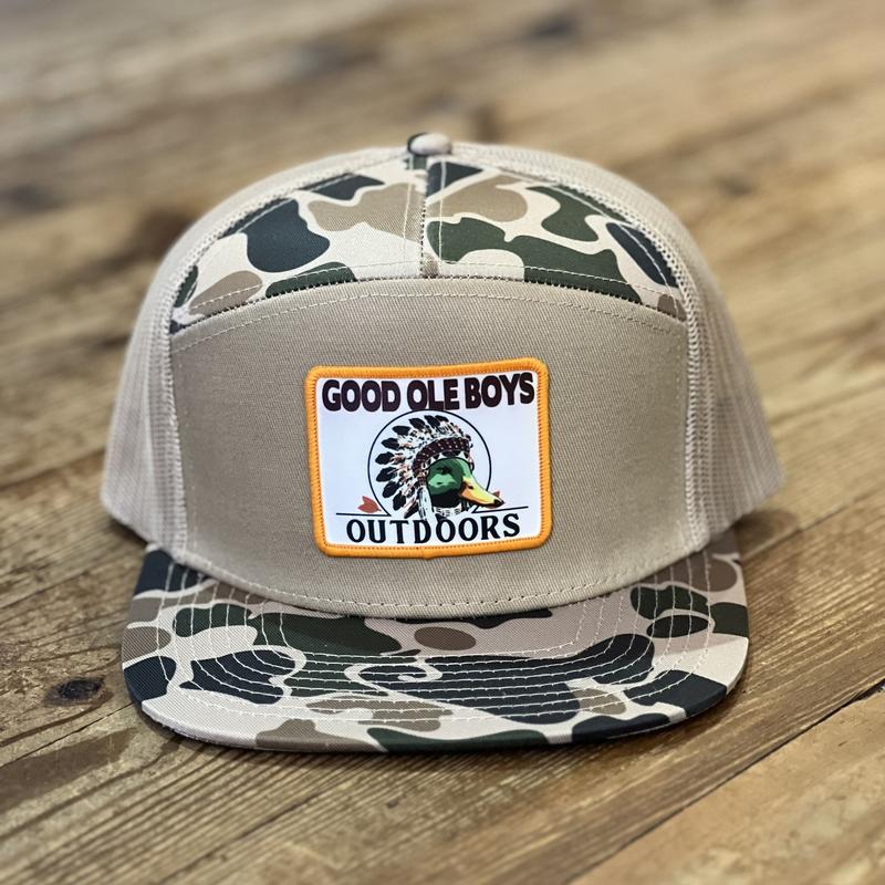 Red Man 7 Panel Hat | Good Ole Boys Outdoors