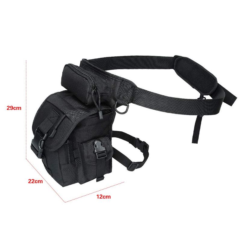 ANTARCTICA Waterproof Outdoors Drop Leg Pouch Bag Type B Cross Over Leg Rig Outdoor Bike Cycling Hiking Thigh Bag