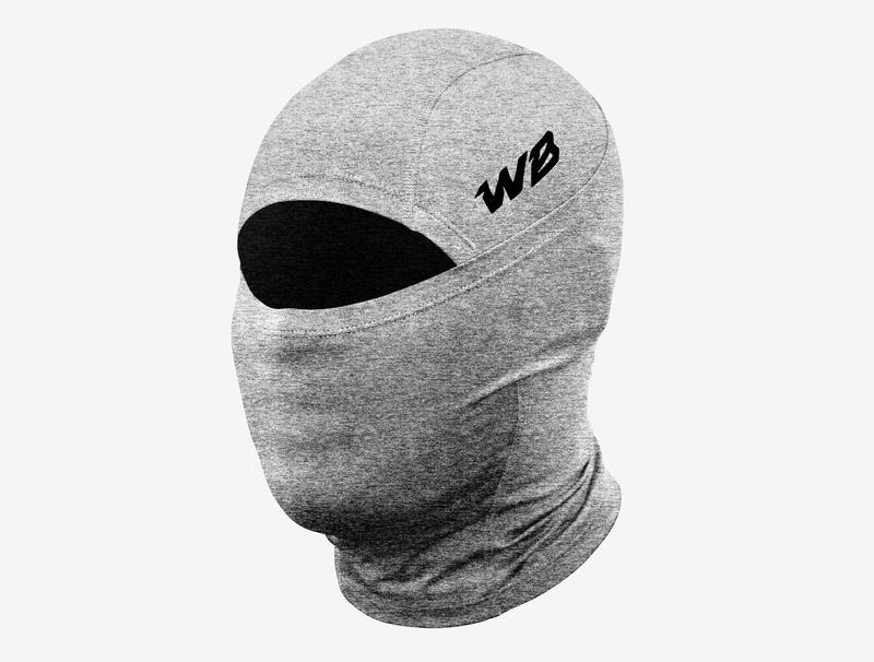 We Ball Sports Compression Ski Mask, Balaclava (Grey)