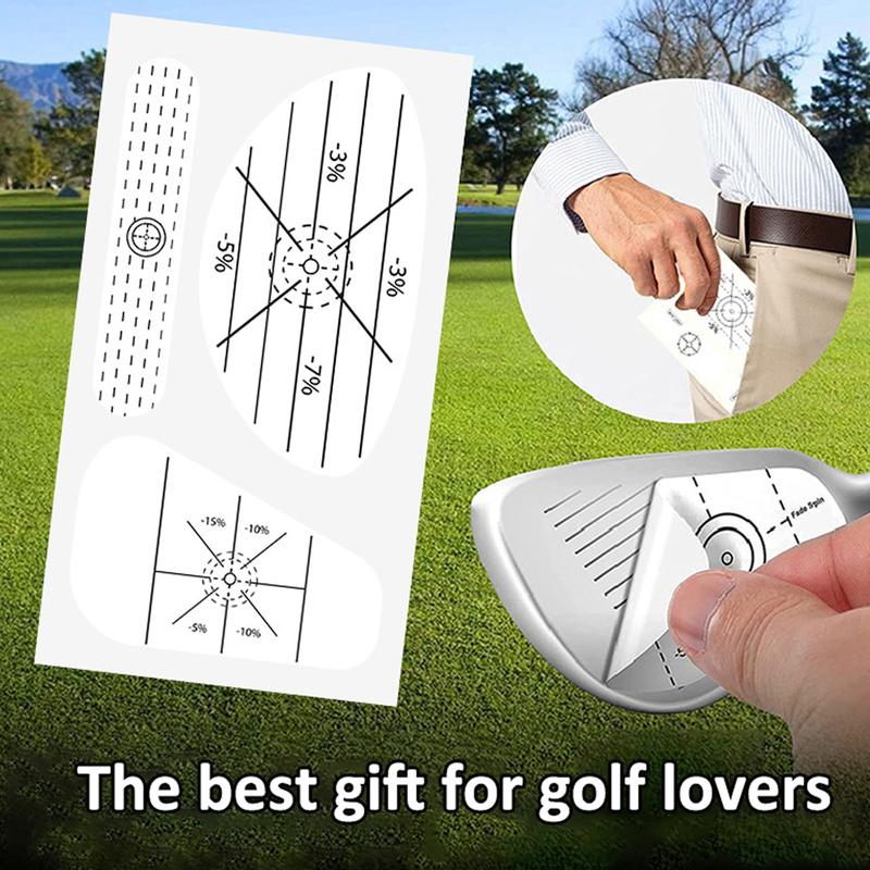 Golf Impact Tape Woods、Irons、Putters 3 in 1 (100 PCS), Golf Gifts for Him. Golf Swing、Chipping、Putting Training Aids.