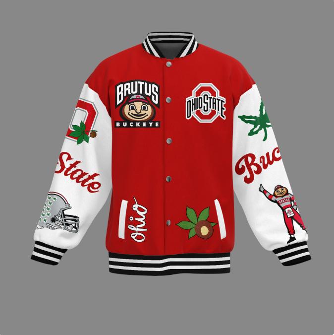 Ohio State Buckeyes Go Bucks Sport Jacket  , NCAA Ohio State Buckeyes Merch , Go Bucks Sport Jacket, Football Gift, Gift For Him, Gift For Her