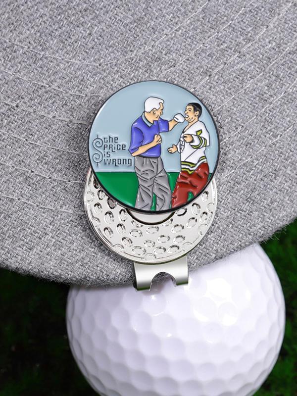 Cartoon Golf Hat Clip, Cute Magnetic Golf Ball Marker, Golf Hat Clip for Men & Women, Fashion Accessories for Daily Wear