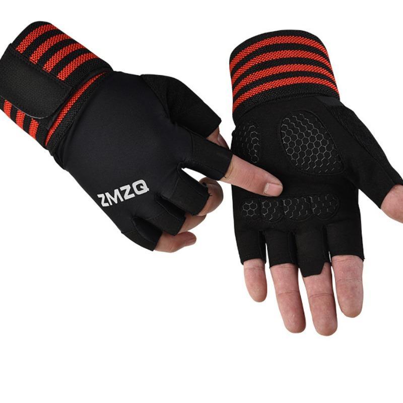 Half Finger Sports Gloves, 1 Pair Breathable Comfortable Fitness Gloves, Sports Gloves for Men & Women, Gym Accessories