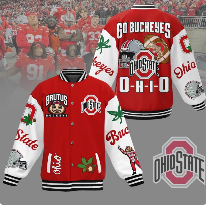 Ohio State Buckeyes Go Bucks Sport Jacket  , NCAA Ohio State Buckeyes Merch , Go Bucks Sport Jacket, Football Gift, Gift For Him, Gift For Her