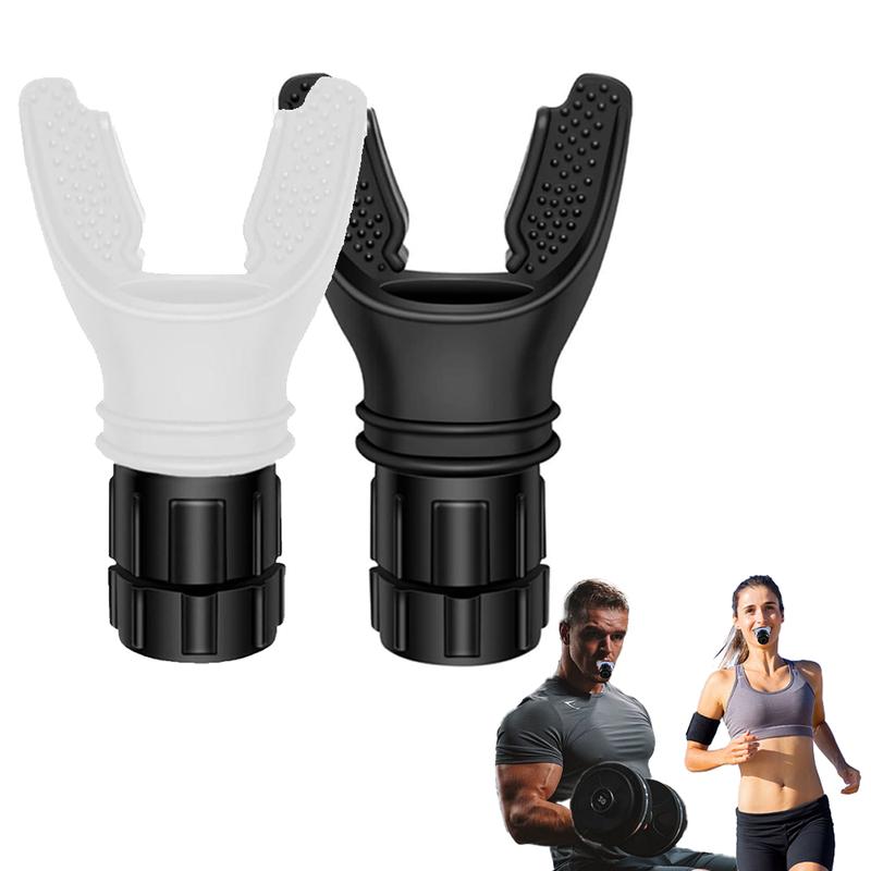 2PCS Portable Breath Trainer Improve Lung capacity,for Adults,Muscle Trainer with Adjustable Resistance Settings,Christmas Gift