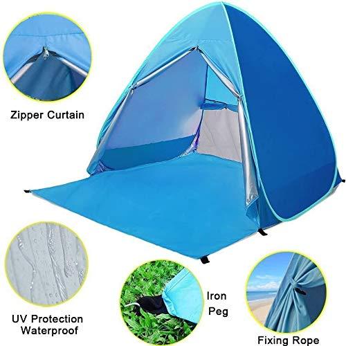 Automatic Instant Pop Up Beach Tent Lightweight Outdoor Beach Shade Sun Shelter Tent Canopy Cabana with Carry Bag Outdoor Tent