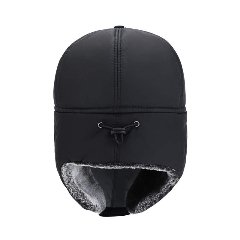 Unisex Winter Bomber Hat with Detachable Face Mask, Thickened Warm Cotton Cap for Skiing, Skating, and Mountain Biking - Windproof Ear Protection