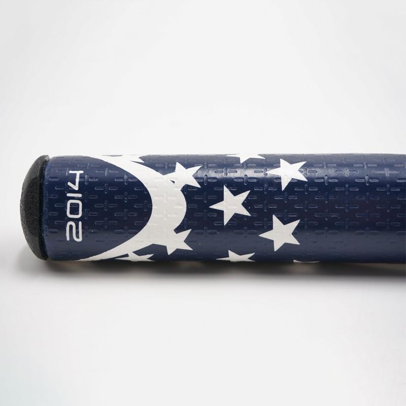 Durable Flag Pattern Golf Putter Grip, 1 Count Soft PU Leather Golf Club Wrap, Golf Accessories, Professional Golf Club Grip for Men & Women