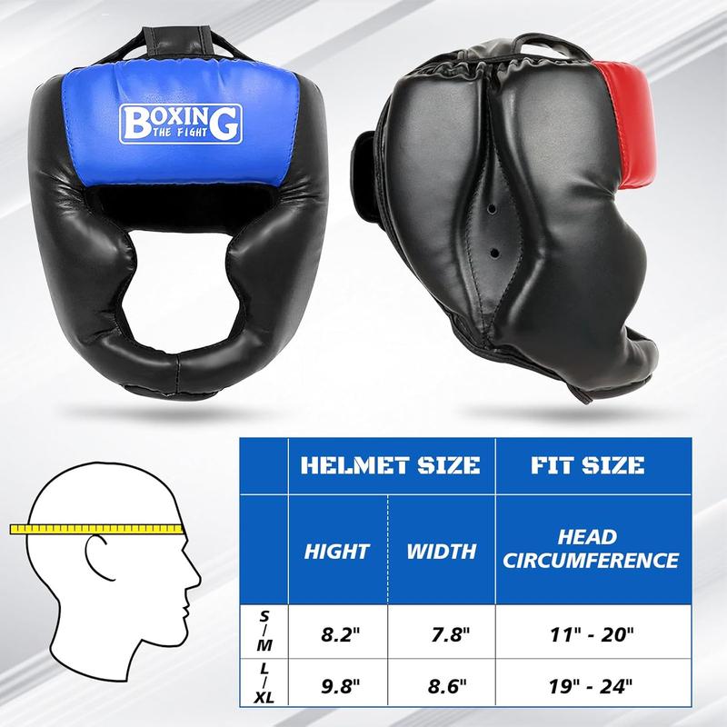 2 Pack Boxing Headgear, Boxing Gear Equipment Training Sparring Safety Head Guard Boxing Protective Gear for MMA, Kickboxing, Muay Thai, Boxing for Men Women Kids