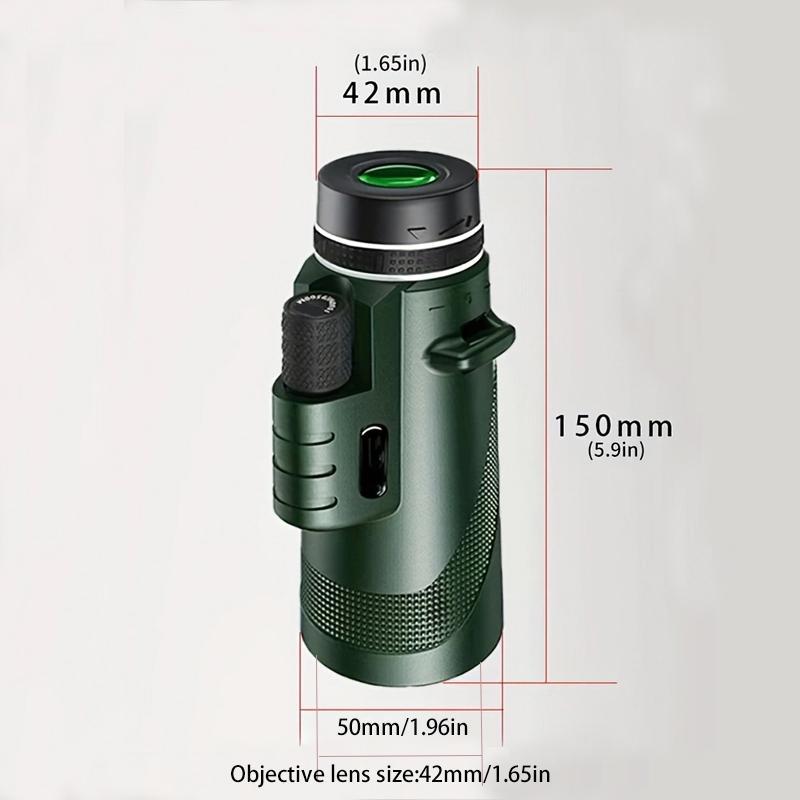 HD Single Eye Telescope, High Power Durable Telescope with a Tripod and Phone Holder, Outdoor Telescope for Outdoor Hiking Camping