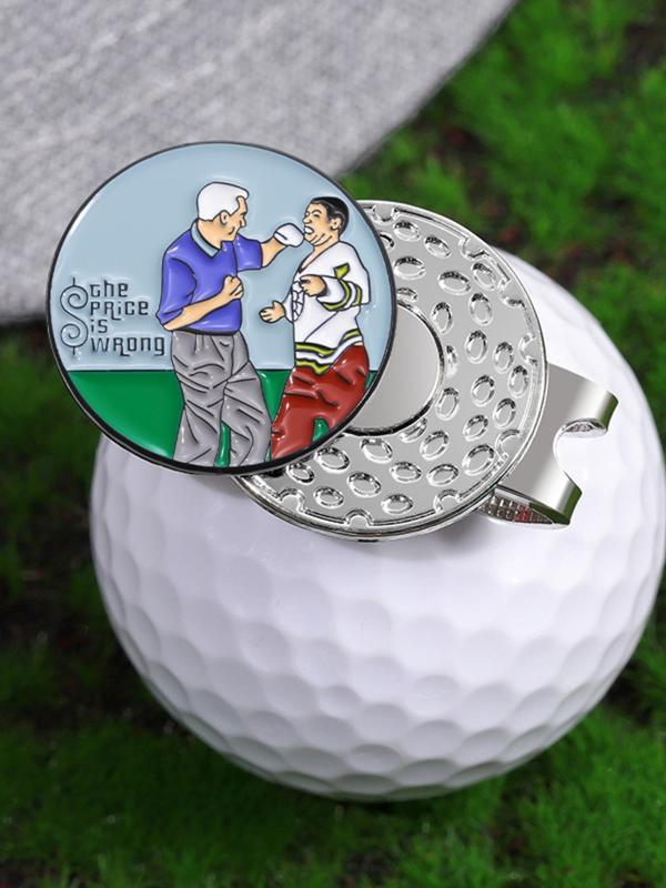 Cartoon Golf Hat Clip, Cute Magnetic Golf Ball Marker, Golf Hat Clip for Men & Women, Fashion Accessories for Daily Wear