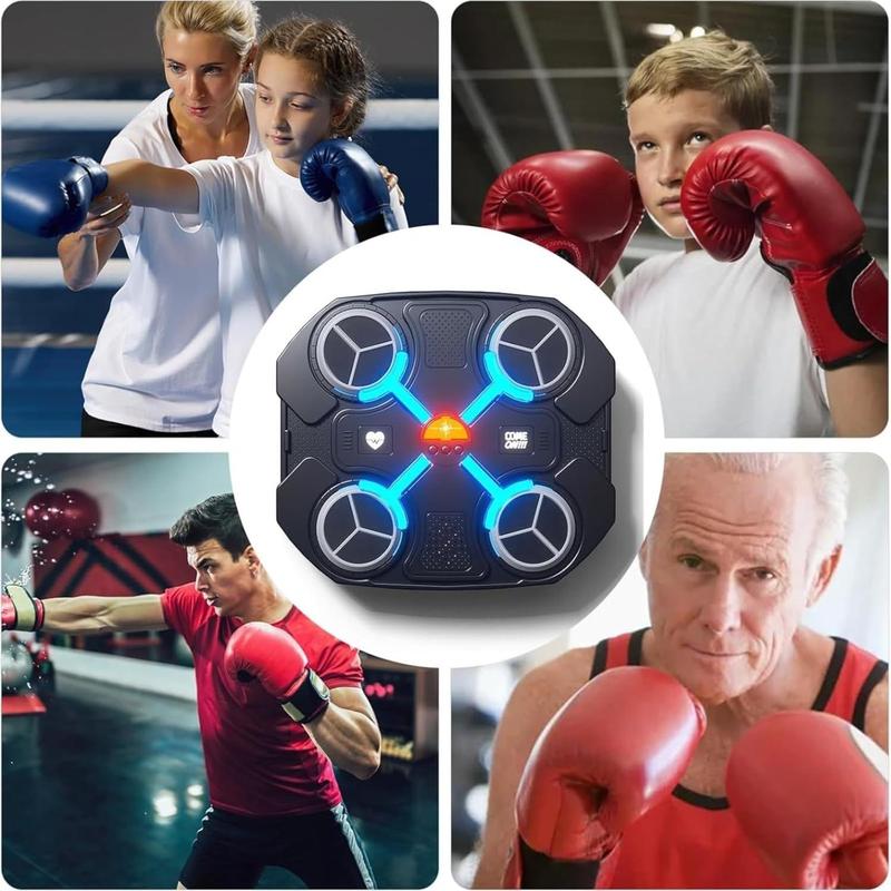 Music Boxing Machine, 1 Box Wall Mounted Boxing Machine, Adjustable Speed & Sound Boxing Equipment, Home Punching Equipment, Fitness Equipment, Christmas Gift