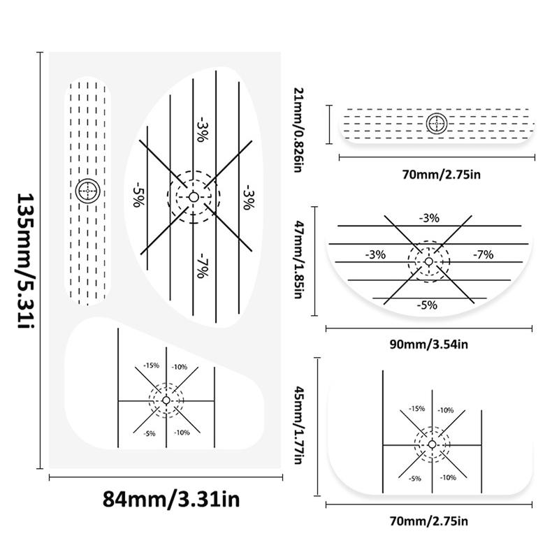 Golf Impact Tape Woods、Irons、Putters 3 in 1 (100 PCS), Golf Gifts for Him. Golf Swing、Chipping、Putting Training Aids.