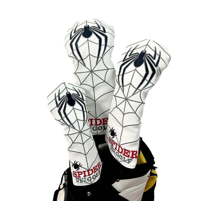 Spider Pattern Golf Headcover, 1 Count Waterproof & Oil Resistant Golf Wood Club Cover, Golf Accessories for Men Golfers, Perfect Gift for Golf Clubs