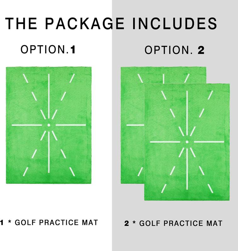 Path Feedback Impact Golf Mat, Porfessional Improve Swing Accuracy Golf Hitting Mat, Ideal for Indoor or Outdoor