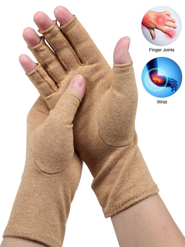 Unisex Fingerless Gloves, 1 Pair Lightweight Comfortable Breathable Gloves for Men & Women, Sports Gloves for Cycling Sports Workout