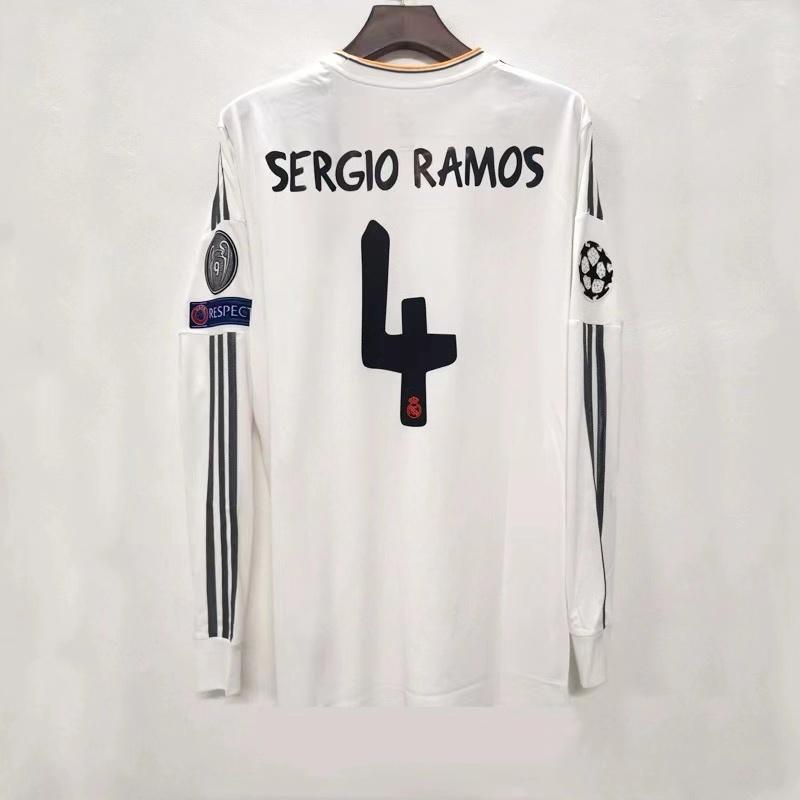 13-14 UEFA Champions League Home Long sleeved Cristiano Ronaldo 7, Kaka 8, Belben Zemaramos Short sleeved jersey Real Madrid