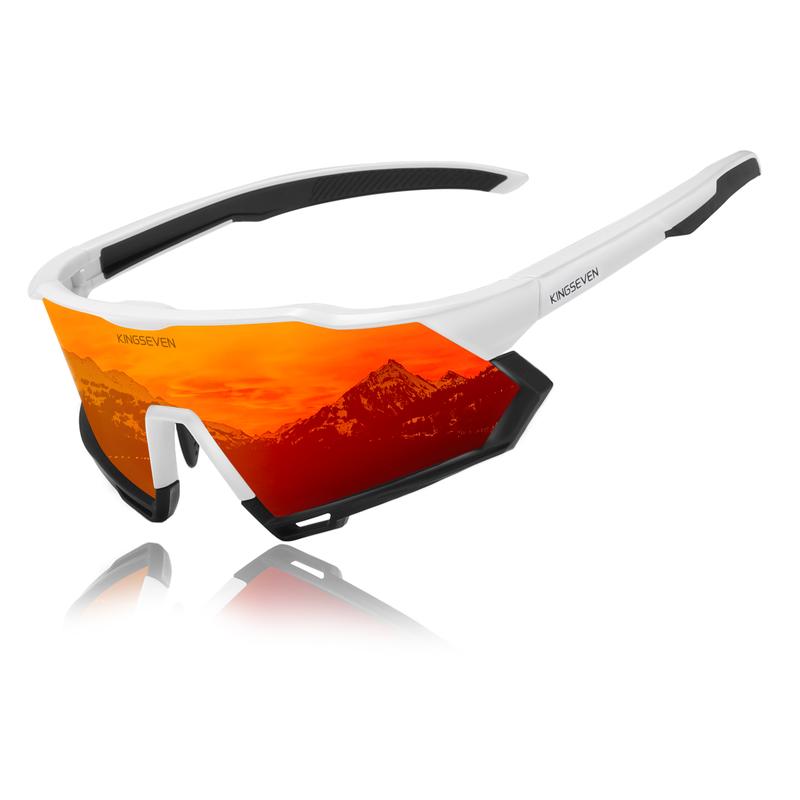 KINGSEVEN Polarized Sunglasses for Men and Women Sports Sunglasses with UV400 Protection for Driving Fishing Cycling 918 safety  sunglasses