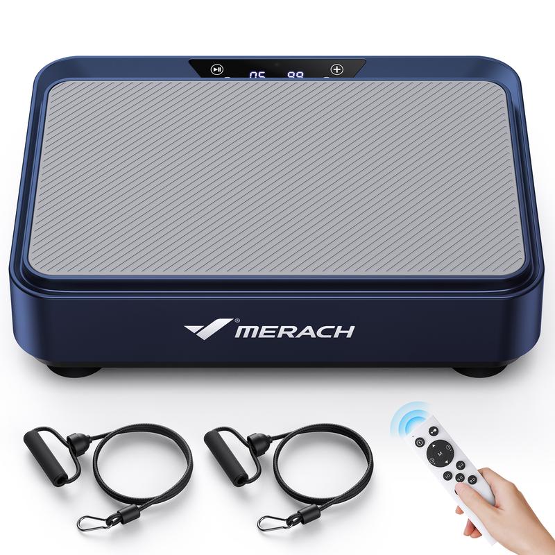 MERACH Vibration Plate Exercise Machine Remote Control Whole Body Workout Vibration Platform