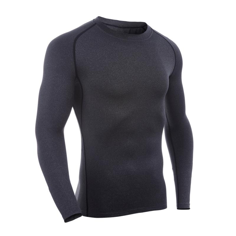 Men's 2~3pcs Solid Round Neck Raglan Sleeve Sports Tee, Quick Drying Breathable Long Sleeve T-shirt, Crew Neck Tight-fitting Tee Shirts for Men, Compression Shirts, Gym Tops, Sportswear for Indoor Outdoor Wear