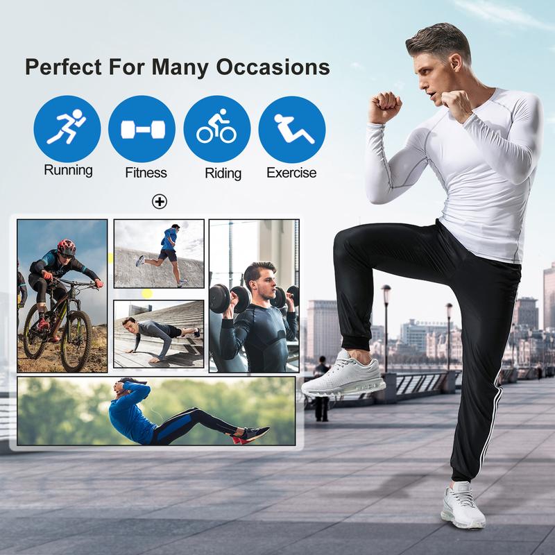 MEETWEE 2 PCS Men's Compression Long Sleeve Athletic Workout Shirt Round Neck Gym Tops Sport New Top work out comfortable