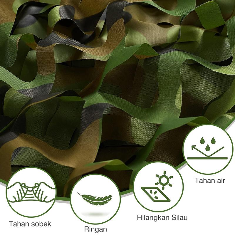 Camo Netting Camouflage Netting Camo Blind Army Net Sunshade Mesh for Hunting Military Decorations Party Shooting Woodland Camo outdoor  shade