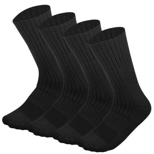 4 Pairs Military Army Boot Socks, Combat, Tactical, Hiking, Trekking Outdoor Activities Size 10-13 13-15