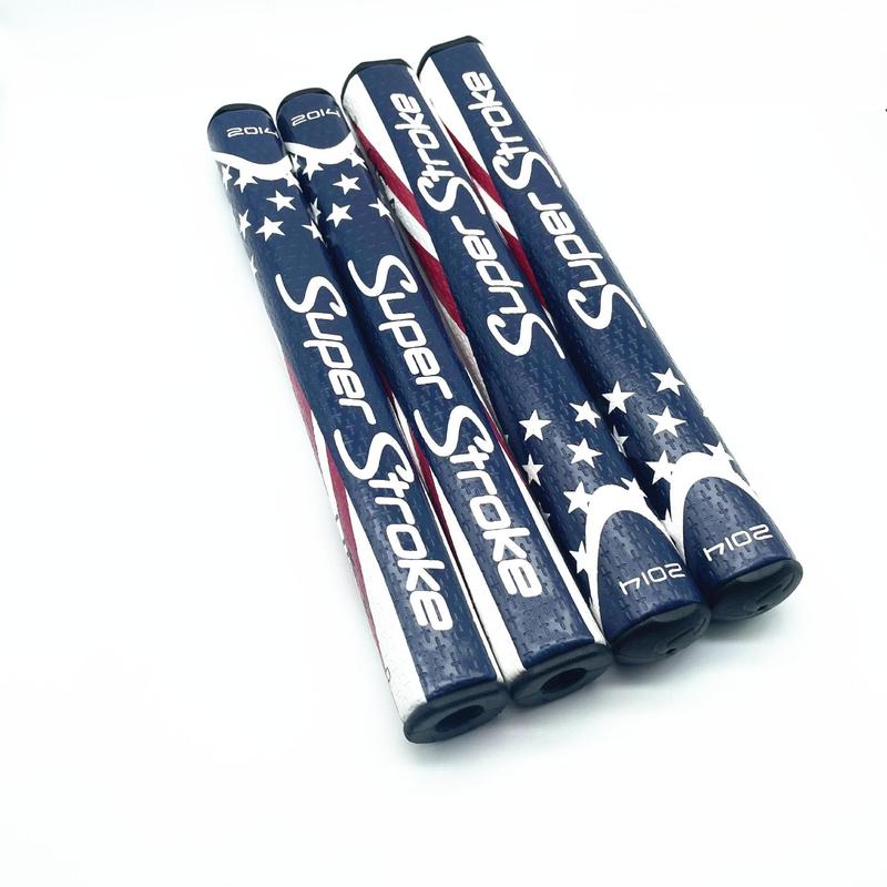 Flag Pattern Golf Grip, 1 Count Lightweight Non-slip Golf Grip, Golf Putter Grip, Professional Golf Accessories for Golf Enthusiasts, Christmas Gift