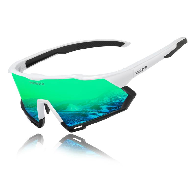 KINGSEVEN Polarized Sunglasses for Men and Women Sports Sunglasses with UV400 Protection for Driving Fishing Cycling 918 safety  sunglasses