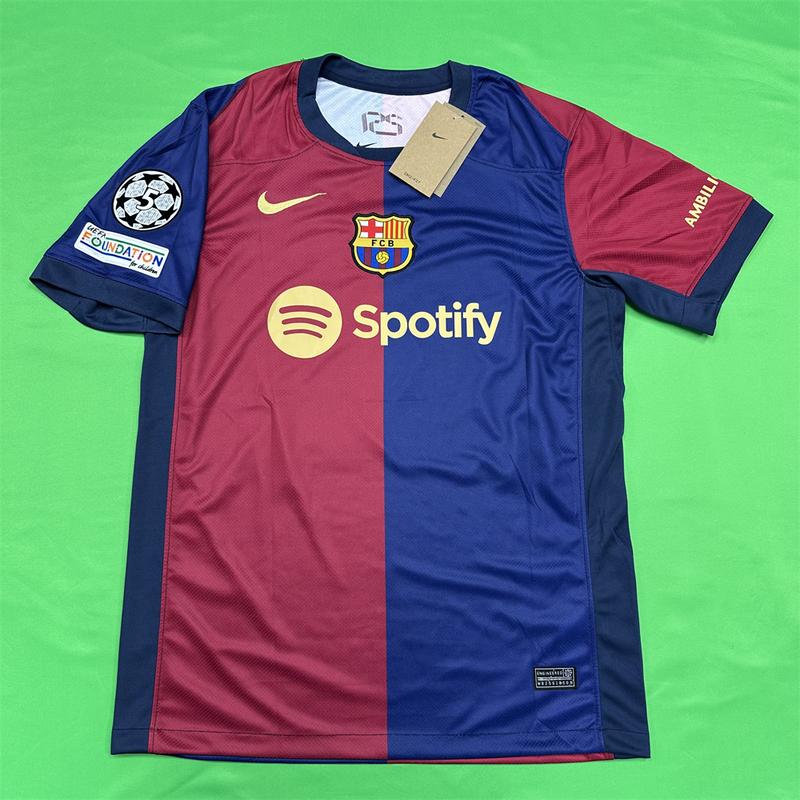 Nike FC Barcelona Second Away Green Short Sleeve Top Soccer Jerseys La Liga